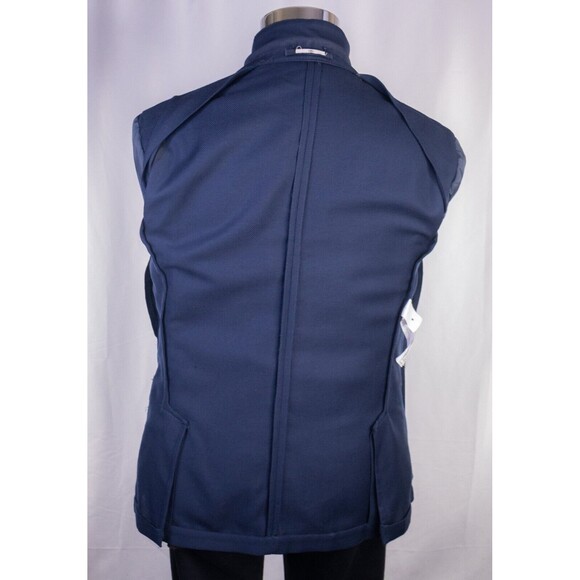 Zara Blazer Mens Sz 40 Solid Blue 3-Button Sport Coat Jacket Blazer WOOL - Picture 13 of 15